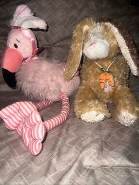GANZ Rabingo Flamingo and Ramshackle Bunny bundle